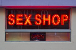 Façade de sex-shop