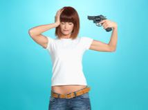 LBF femme arme à feu